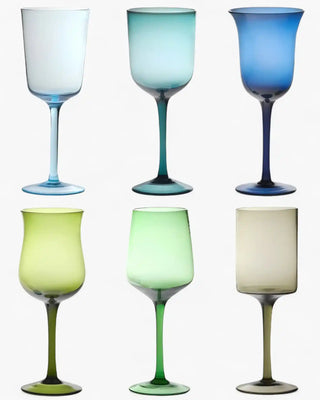 Bitossi Diseguale set 6 stemmed glasses - Buy now on ShopDecor - Discover the best products by BITOSSI HOME design