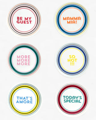 Bitossi Guest set 6 pizza plates - Buy now on ShopDecor - Discover the best products by BITOSSI HOME design