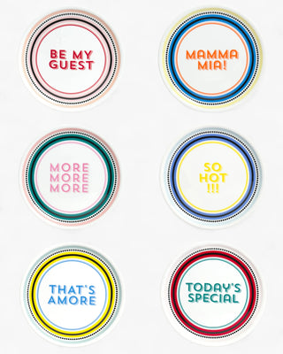 Bitossi Guest set 6 pizza plates - Buy now on ShopDecor - Discover the best products by BITOSSI HOME design