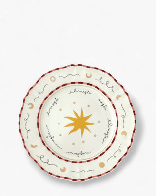 Bitossi Il Frutto della Passione dinner plate diam. 26.5 cm. - 10.43 in. Star - Buy now on ShopDecor - Discover the best products by BITOSSI HOME design