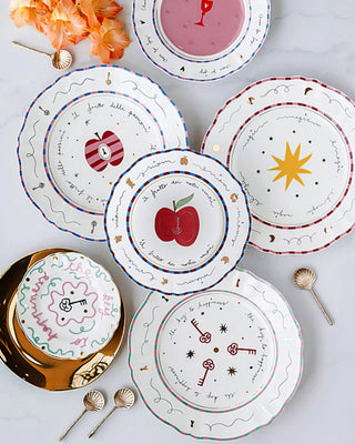 Bitossi Il Frutto della Passione dinner plate diam. 26.5 cm. - 10.43 in. - Buy now on ShopDecor - Discover the best products by BITOSSI HOME design