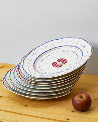 Bitossi Il Frutto della Passione dinner plate diam. 26.5 cm. - 10.43 in. - Buy now on ShopDecor - Discover the best products by BITOSSI HOME design
