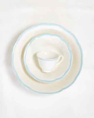 Bitossi Petalo coffee cup with saucer with scalloped rim - Buy now on ShopDecor - Discover the best products by BITOSSI HOME design