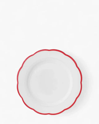 Bitossi Petalo dinner plate with scalloped rim Red 27.5 cm. - 10.83 in. - Buy now on ShopDecor - Discover the best products by BITOSSI HOME design
