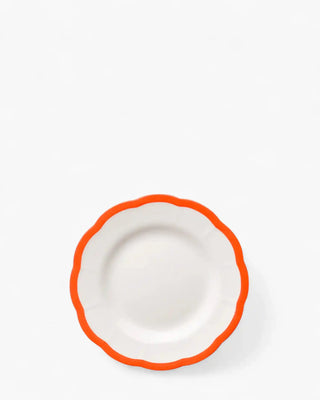Bitossi Petalo dinner plate with scalloped rim Rust red 16 cm. - 6.30 in. - Buy now on ShopDecor - Discover the best products by BITOSSI HOME design