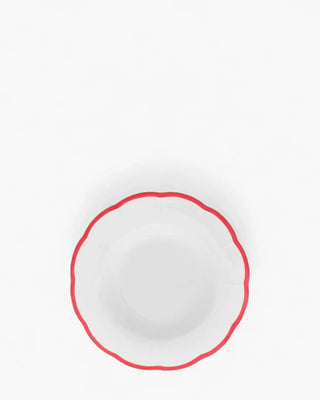 Bitossi Petalo soup plate with scalloped rim Red - Buy now on ShopDecor - Discover the best products by BITOSSI HOME design