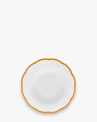 Bitossi Petalo soup plate with scalloped rim Ocher - Buy now on ShopDecor - Discover the best products by BITOSSI HOME design