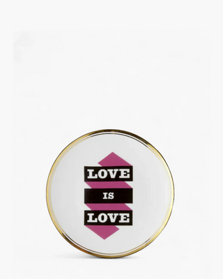 Bitossi La Tavola Scomposta small plate diam. 17 cm - 6.69 in. Love is Love - Buy now on ShopDecor - Discover the best products by BITOSSI HOME design