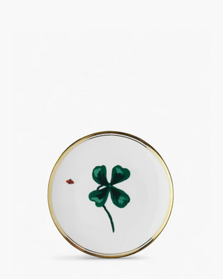 Bitossi La Tavola Scomposta small plate diam. 17 cm - 6.69 in. Four-Leaf Clover - Buy now on ShopDecor - Discover the best products by BITOSSI HOME design