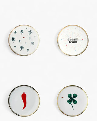 Bitossi La Tavola Scomposta set 4 small plates mod. 1 - Buy now on ShopDecor - Discover the best products by BITOSSI HOME design