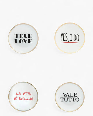 Bitossi La Tavola Scomposta set 4 small plates mod. 3 - Buy now on ShopDecor - Discover the best products by BITOSSI HOME design