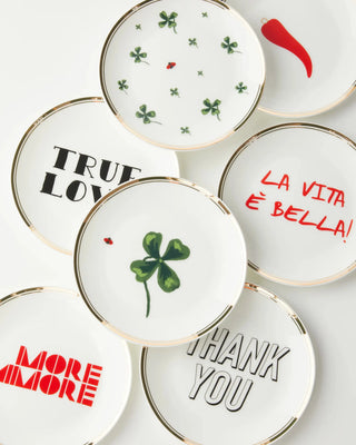 Bitossi La Tavola Scomposta set 4 small plates mod. 3 - Buy now on ShopDecor - Discover the best products by BITOSSI HOME design