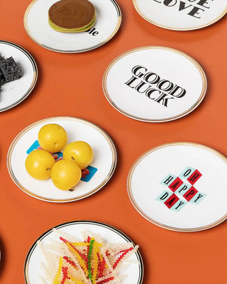 Bitossi La Tavola Scomposta set 4 small plates mod. 4 - Buy now on ShopDecor - Discover the best products by BITOSSI HOME design