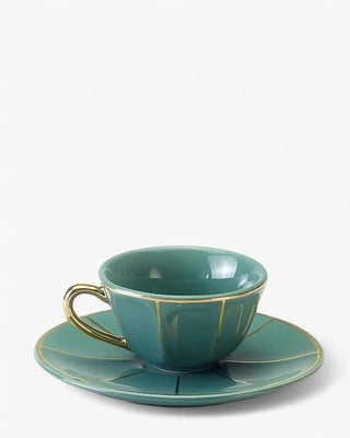 Bitossi Vintage cup with saucer Green Coffee - Buy now on ShopDecor - Discover the best products by BITOSSI HOME design