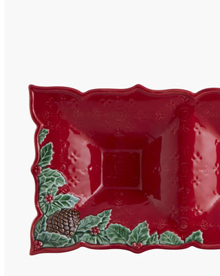 Bordallo Pinheiro Christmas Garland appetizers tray - Buy now on ShopDecor - Discover the best products by BORDALLO PINHEIRO design