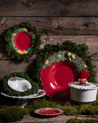 Bordallo Pinheiro Christmas Garland cake stand - Buy now on ShopDecor - Discover the best products by BORDALLO PINHEIRO design