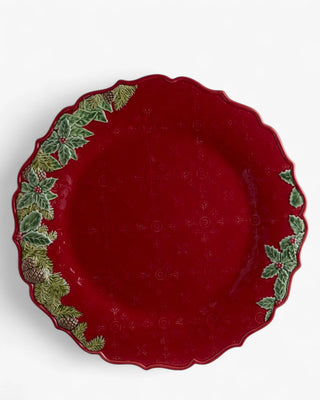 Bordallo Pinheiro Christmas Garland charger plate - Buy now on ShopDecor - Discover the best products by BORDALLO PINHEIRO design