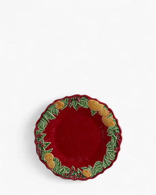 Bordallo Pinheiro Christmas Garland plate 22 cm. - 8.66 in. - Buy now on ShopDecor - Discover the best products by BORDALLO PINHEIRO design