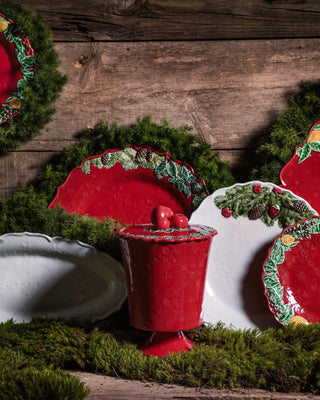 Bordallo Pinheiro Christmas Garland plate - Buy now on ShopDecor - Discover the best products by BORDALLO PINHEIRO design