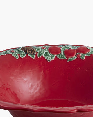 Bordallo Pinheiro Christmas Garland salad bowl - Buy now on ShopDecor - Discover the best products by BORDALLO PINHEIRO design