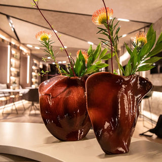 Bordallo Pinheiro Amazonia vase h. 36 cm. - 14.17 in. - Buy now on ShopDecor - Discover the best products by BORDALLO PINHEIRO design