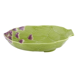 Bordallo Pinheiro Artichoke pasta plate 35.5 cm - 14 in - Buy now on ShopDecor - Discover the best products by BORDALLO PINHEIRO design