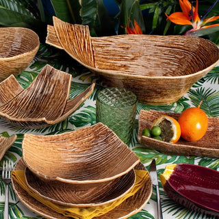Bordallo Pinheiro Banana da Madeira fruit bowl 52 cm. - Buy now on ShopDecor - Discover the best products by BORDALLO PINHEIRO design