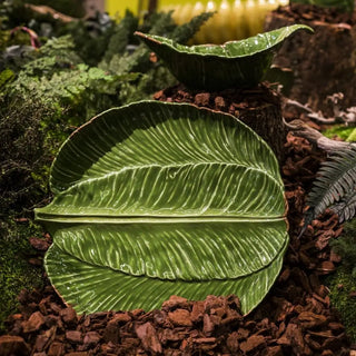 Bordallo Pinheiro Banana da Madeira tart tray 35 cm. - 13.77 in. - Buy now on ShopDecor - Discover the best products by BORDALLO PINHEIRO design