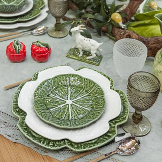 Bordallo Pinheiro Cabbage dinner plate - Buy now on ShopDecor - Discover the best products by BORDALLO PINHEIRO design