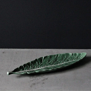 Bordallo Pinheiro Cabbage Narrow Leaf plate 40 cm. - 15.74 in. - Buy now on ShopDecor - Discover the best products by BORDALLO PINHEIRO design