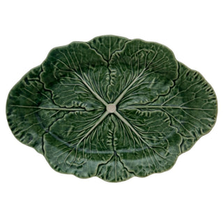 Bordallo Pinheiro Cabbage oval platter Bordallo Pinheiro Natural 43 cm - 16.92 in - Buy now on ShopDecor - Discover the best products by BORDALLO PINHEIRO design
