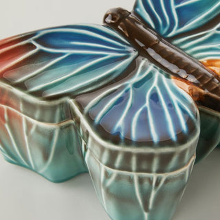 Bordallo Pinheiro Cloudy Butterflies box - Buy now on ShopDecor - Discover the best products by BORDALLO PINHEIRO design