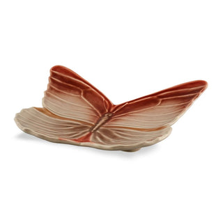 Bordallo Pinheiro Cloudy Butterflies dessert plate 30x30 cm. - 11.81x11.81 in. - Buy now on ShopDecor - Discover the best products by BORDALLO PINHEIRO design