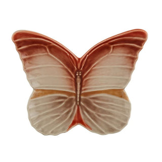 Bordallo Pinheiro Cloudy Butterflies dessert plate 30x30 cm. - Buy now on ShopDecor - Discover the best products by BORDALLO PINHEIRO design