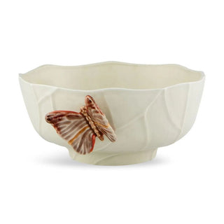 Bordallo Pinheiro Cloudy Butterflies salad bowl 29 cm - 11.42 inch - Buy now on ShopDecor - Discover the best products by BORDALLO PINHEIRO design