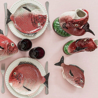 Bordallo Pinheiro Fish olive dish 15x7 cm. - 5.9x2.75 in. - Buy now on ShopDecor - Discover the best products by BORDALLO PINHEIRO design