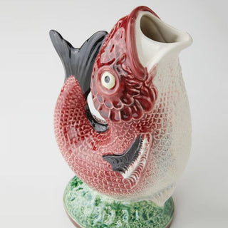 Bordallo Pinheiro Fish pitcher - Buy now on ShopDecor - Discover the best products by BORDALLO PINHEIRO design