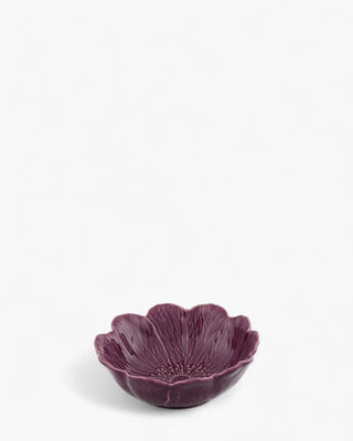 Bordallo Pinheiro Flora bowl Purple 17 cm. - 6.7 in. - Buy now on ShopDecor - Discover the best products by BORDALLO PINHEIRO design