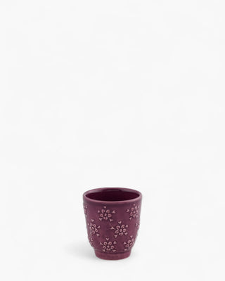 Bordallo Pinheiro Flora coffee cup Purple - Buy now on ShopDecor - Discover the best products by BORDALLO PINHEIRO design