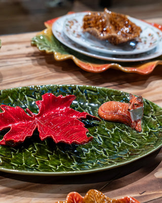 Bordallo Pinheiro Gudrun large platter - Buy now on ShopDecor - Discover the best products by BORDALLO PINHEIRO design