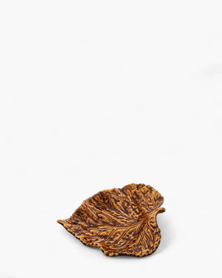 Bordallo Pinheiro Gudrun small birch leaf plate Brown - Buy now on ShopDecor - Discover the best products by BORDALLO PINHEIRO design