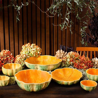 Bordallo Pinheiro Pumpkin dinner plate - Buy now on ShopDecor - Discover the best products by BORDALLO PINHEIRO design
