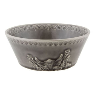 Bordallo Pinheiro Rua Nova bowl Bordallo Pinheiro Anthracite 16 cm - 6.3 in - Buy now on ShopDecor - Discover the best products by BORDALLO PINHEIRO design