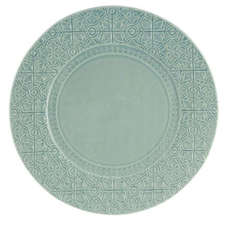 Bordallo Pinheiro Rua Nova charger plate 34 cm. - 13.38 in. Bordallo Pinheiro Morning Blue - Buy now on ShopDecor - Discover the best products by BORDALLO PINHEIRO design