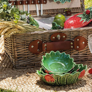 Bordallo Pinheiro Strawberry bowl - Buy now on ShopDecor - Discover the best products by BORDALLO PINHEIRO design