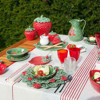Bordallo Pinheiro Strawberry oval bowl - Buy now on ShopDecor - Discover the best products by BORDALLO PINHEIRO design