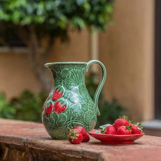 Bordallo Pinheiro Strawberry olive dish 21x15 cm. - Buy now on ShopDecor - Discover the best products by BORDALLO PINHEIRO design
