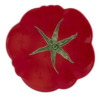 Bordallo Pinheiro Tomate dinner plate 28 cm - 11.03 in - Buy now on ShopDecor - Discover the best products by BORDALLO PINHEIRO design