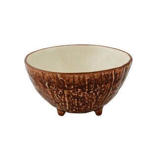 Bordallo Pinheiro Tropical Fruits bowl Coconut - Buy now on ShopDecor - Discover the best products by BORDALLO PINHEIRO design