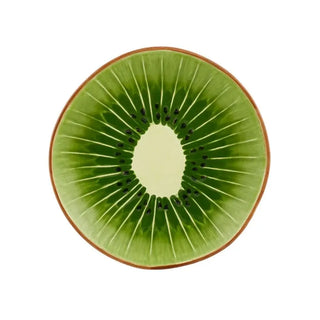 Bordallo Pinheiro Tropical Fruits dessert plate Kiwi - Buy now on ShopDecor - Discover the best products by BORDALLO PINHEIRO design